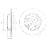 Диск тормозной | зад |