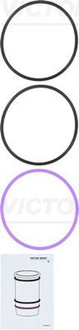 Комплект прокладок, гильза цилиндра