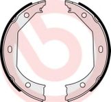 Колодки тормозные барабанные ручного тормоза 