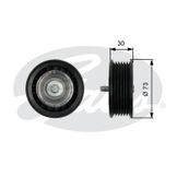 Ролик обводной навесного оборудования