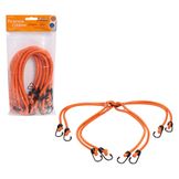 Резинки-стяжки набор Паук 4шт.-80 см, D-8 мм (металлические крючки)