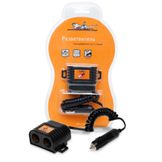 Прикуриватель-разветвитель 15 Ампер на 2 гнезда с витым шнуром