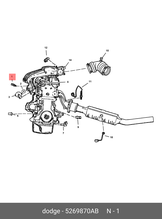 Датчик температуры  двигателя