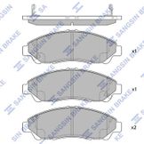 Колодки тормозные передние