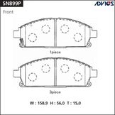 Дисковые тормозные колодки