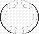 Колодки тормозные барабанные | зад |