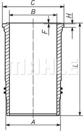 Гильза цилиндра HCV