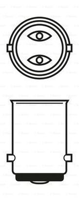 Лампа накаливания ECO p21/5w 12V 21/5w BAY15d