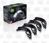 Колодки тормозные барабанные | зад |