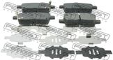 Колодки тормозные комплект (с противоскрипной пластиной) | зад прав/лев |