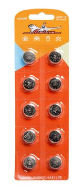 Батарейка ag13/lr44 щелочная 10 шт.