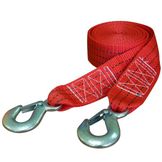 Трос буксировочный 12 тонн лента с 2 крюками