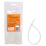 Стяжки (хомуты) кабельные 3,6*150 мм, пластиковые, белые, 100 шт.