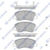 Колодки тормозные передние