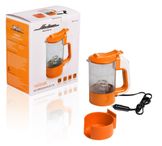Чайник автомобильный 12В прозрачный/оранжевый пластик автоматическое отключение