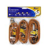 Набор резинок 6 шт.: 2шт.-60см, 2шт.-80см, 2шт.-100см, D=8мм (метал.крючки)