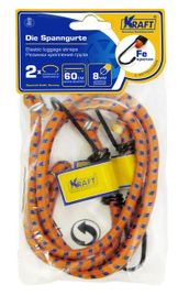 Набор резинок 2 шт. 60см, D=8мм (метал. крючки)