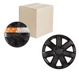 Колпаки колесные 16 Гелакси, черный глянец, карбон, компл. 2 шт. - AIRLINE AWCC-16-22