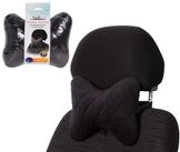 Подушка-косточка на подгол.Алькантара, 1 шт., черная