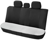 Накидка из искусственного меха, белая с коротким ворсом, на заднее сидение, 1 шт.