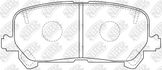 Колодки тормозные дисковые | перед |