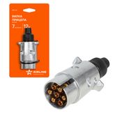 Вилка прицепа 7 контактов металл