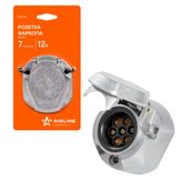 Розетка фаркопа 7 контактов металл