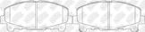 Колодки тормозные дисковые sport | перед |