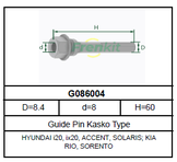 Направляющая тормозного суппорта | зад |