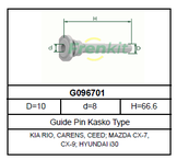 Направляющая тормозного суппорта | перед |