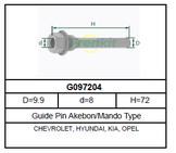 Направляющая тормозного суппорта | перед |