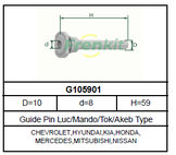 Направляющая тормозного суппорта | перед |
