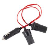 Разветвитель прикуривателя на 2 гнезда сети 10А 60Вт 12В