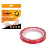 Лента двусторонняя клейкая (скотч), 12 мм*3 м, акриловая, прозрачная