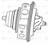 Турбокомпрессор б/корп. (картридж) для а/м VW Tiguan (08-)/Golf (03-) 1.4t (тип к03)