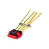 Колодка к бензонасосу, к датчику уровня топлива, с проводами (отв. часть ...-366),