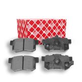 Колодки тормозные дисковые к-т | зад |