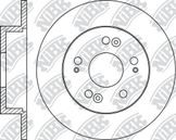 /rn1695v Диск тормозной | зад |
