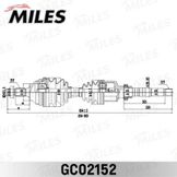 Приводной вал в сборе citroen xsara (n1) (1.6l) xsara Break (n2) (1.6l) прав.