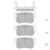 Колодки тормозные дисковые