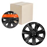 Колпаки колесные 15 Джой, черный глянец, карбон, компл. 2 шт.