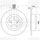 Барабан торм. для а/м Renault Duster (10-) c подшип. d=228 | зад прав/лев |