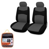 Чехлы для сидений универсал. rs-2, передние, 2 шт.(4 предм.), полиэстер, черн./сер.