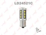 Лампа светодиодная LED p21w S25 24V BA15s SMDx18 7200k CANbus HCV