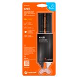 Клей эпоксидный, жидкий двухкомпонентный, шприц, черный/белый, 2*14 г.