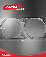 Шторка солнцезащитная 80 см на лобовое стекло (80*145*80*135 см)