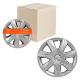Колпаки колесные 16 Джой , серебристый, карбон, компл. 2 шт.