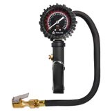 Пистолет для накачки шин с манометром 16атм обрезин. с клапаном сброса PRO