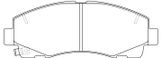 Колодки тормозные дисковые | перед |