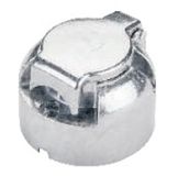 Розетка фаркопа 12В 7 контактов металл лайт